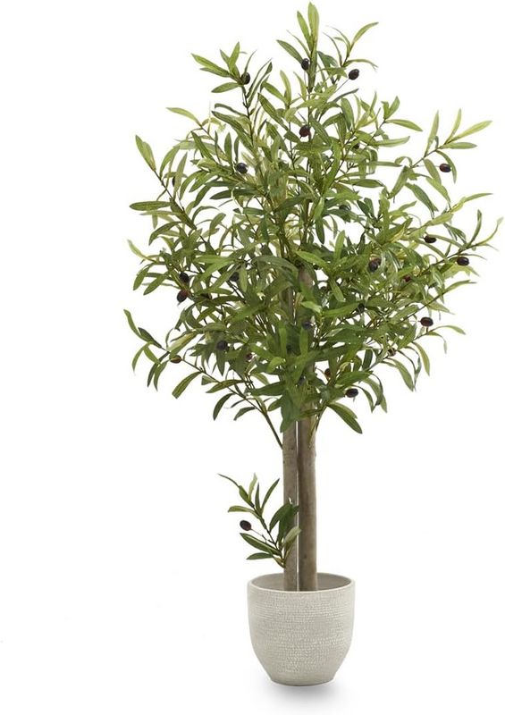 Maia Shop Olivenbaum Kunstpflanze Baum Künstlich Künstlicher Maße 105x60cm Baum  B-Ware - 8435240999036