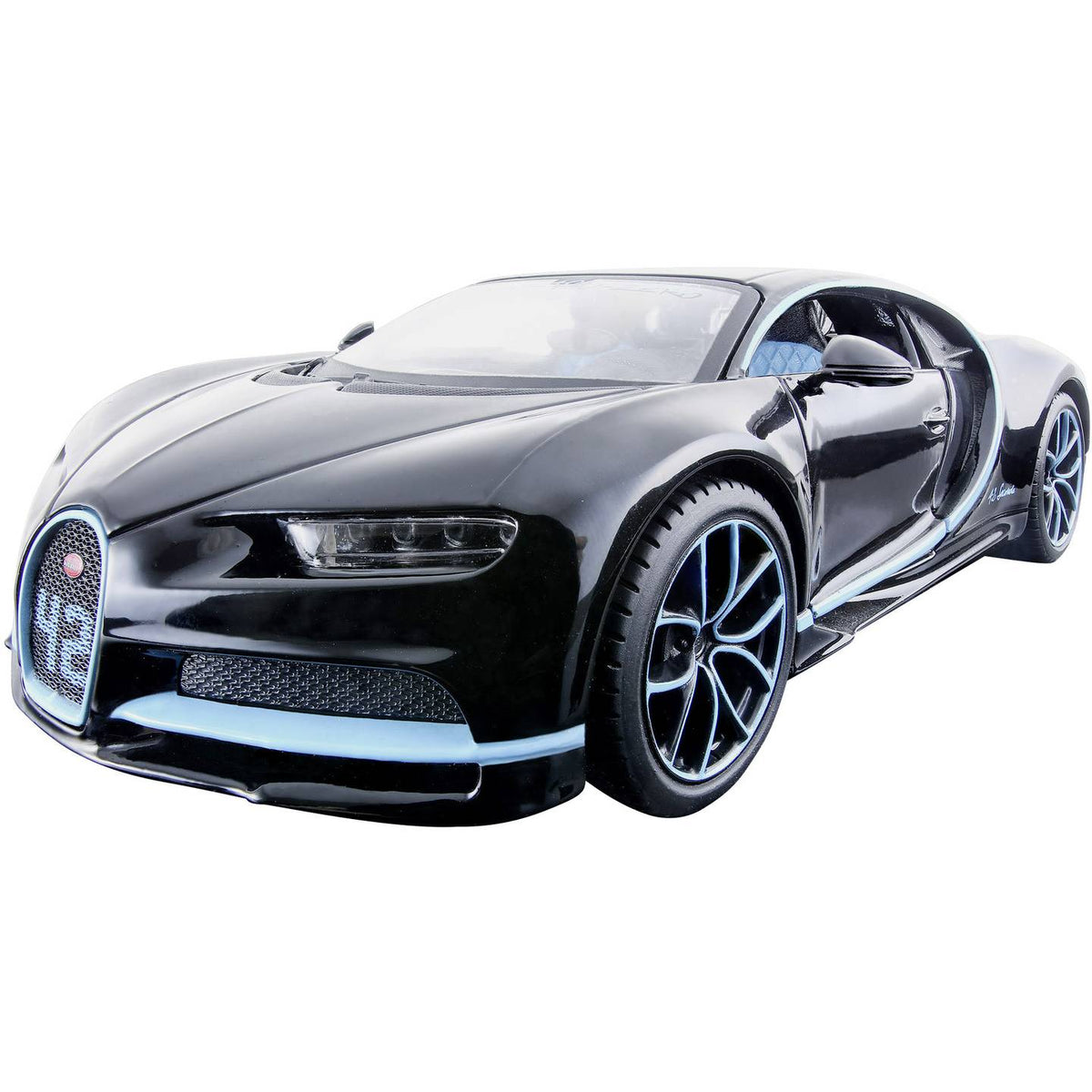 Maisto Modellauto Automodell Bugatti Chiron 42 1:24 Standmodell Blau - 90159078388