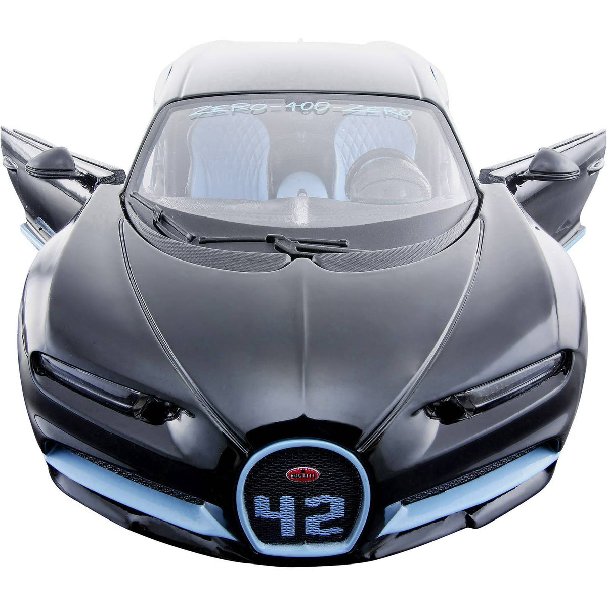 Maisto Modellauto Automodell Bugatti Chiron 42 1:24 Standmodell Blau - 90159078388