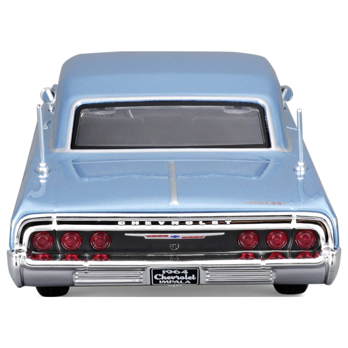 B-Ware Maisto Modellauto Fahrzeug Chevrolet Impala 1964 Blau 1:24 Oldtimer Sammler - 90159329084