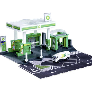 B-Ware Majorette Tankstellen Set Spielzeug Tankstelle Bp Optik Fahrzeug Enthalten