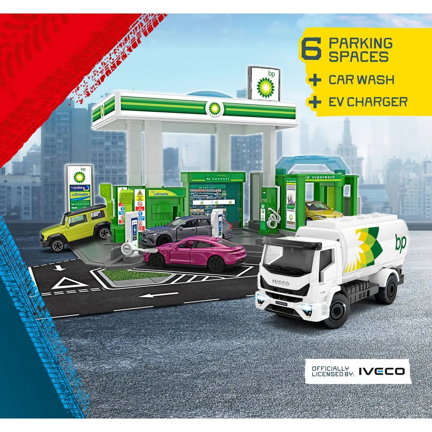 B-Ware Majorette Tankstellen Set Spielzeug Tankstelle Bp Optik Fahrzeug Enthalten - 3467452077177