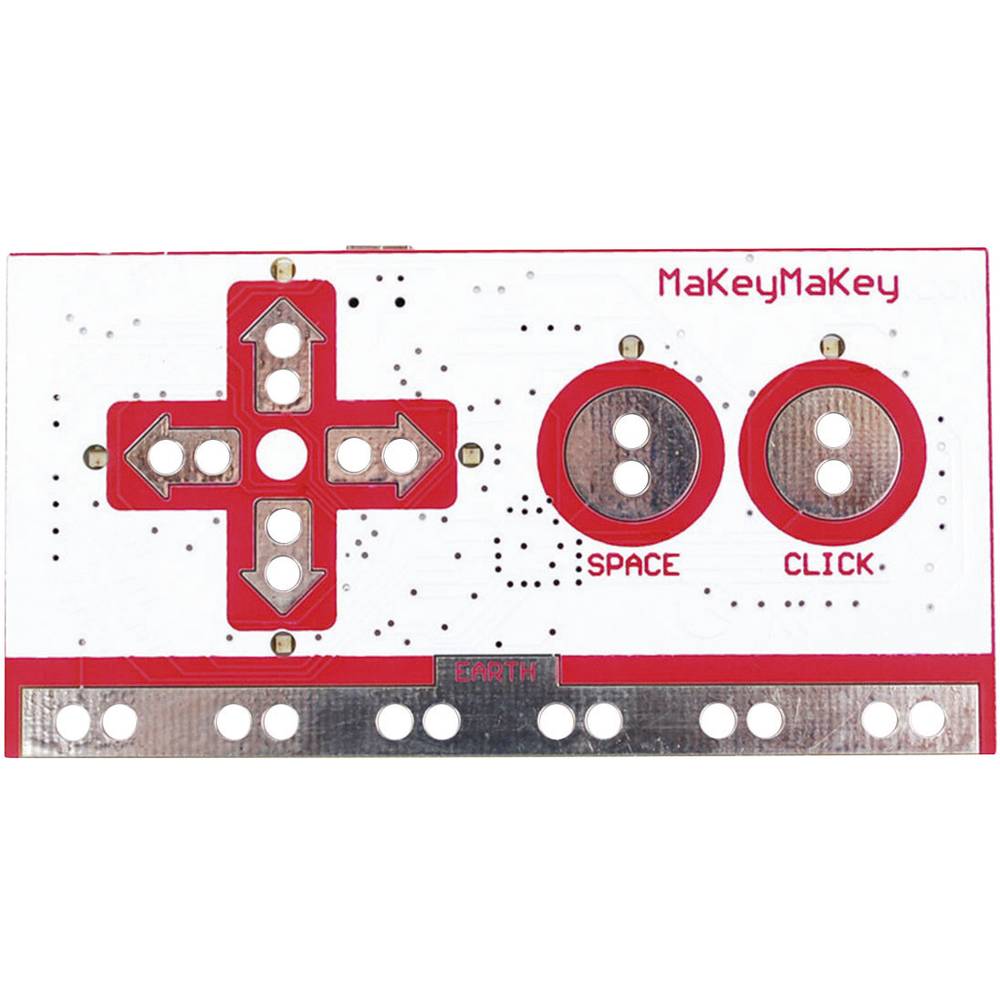 MAKEY MAKEY Gamepad Eingabegerät Controller PC Gaming Schwarz Rot Weiß - 0713757965125