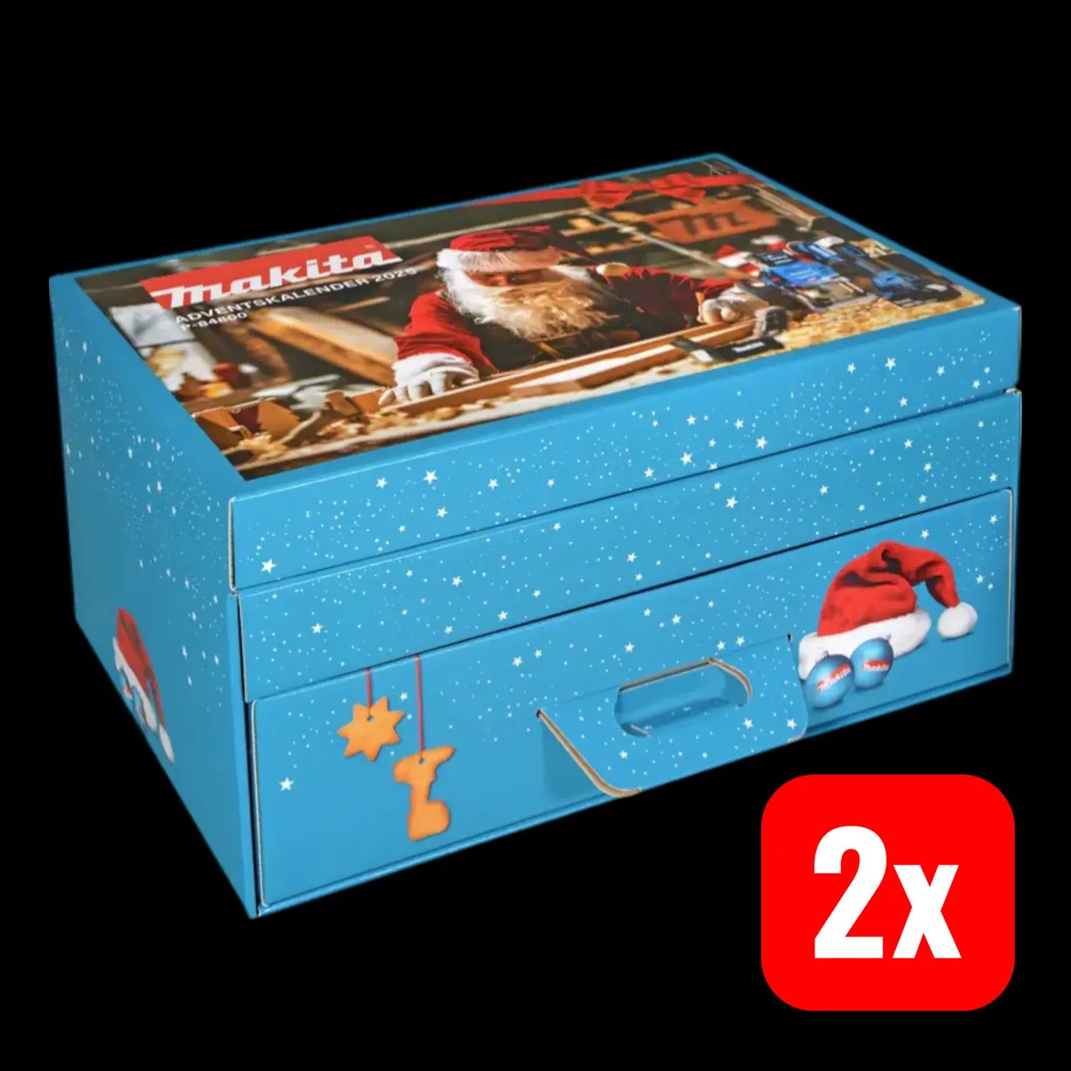 B-Ware Makita Adventskalender Kalender Geschenkset 2025 Werkzeugset Fanartikel 2 Sets - 197050366085