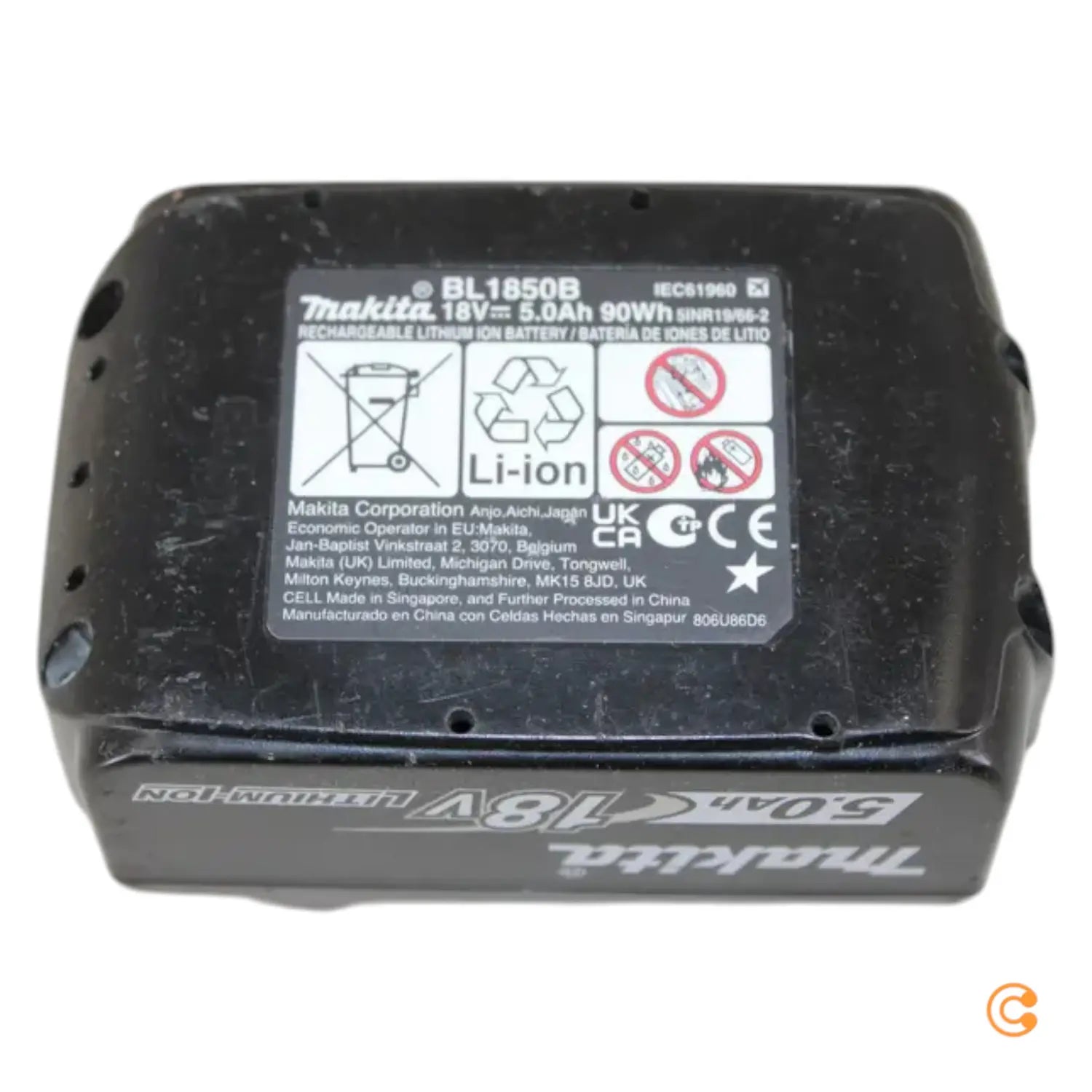 B-Ware Makita Bl1850 B 197280 8 Werkzeugakku Spezial Akku 18 V 5 Ah Li Ion Siehe Text/Foto - 88381459129