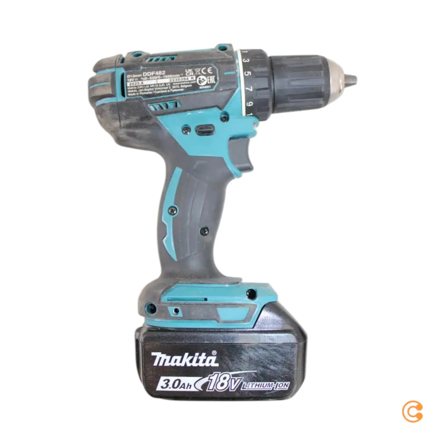 B-Ware Makita Ddf482 Rfj  Bohrschrauber 18 V 3 Ah Li Ion Koffer + 2x Akku Siehe Text/Foto - 88381813655