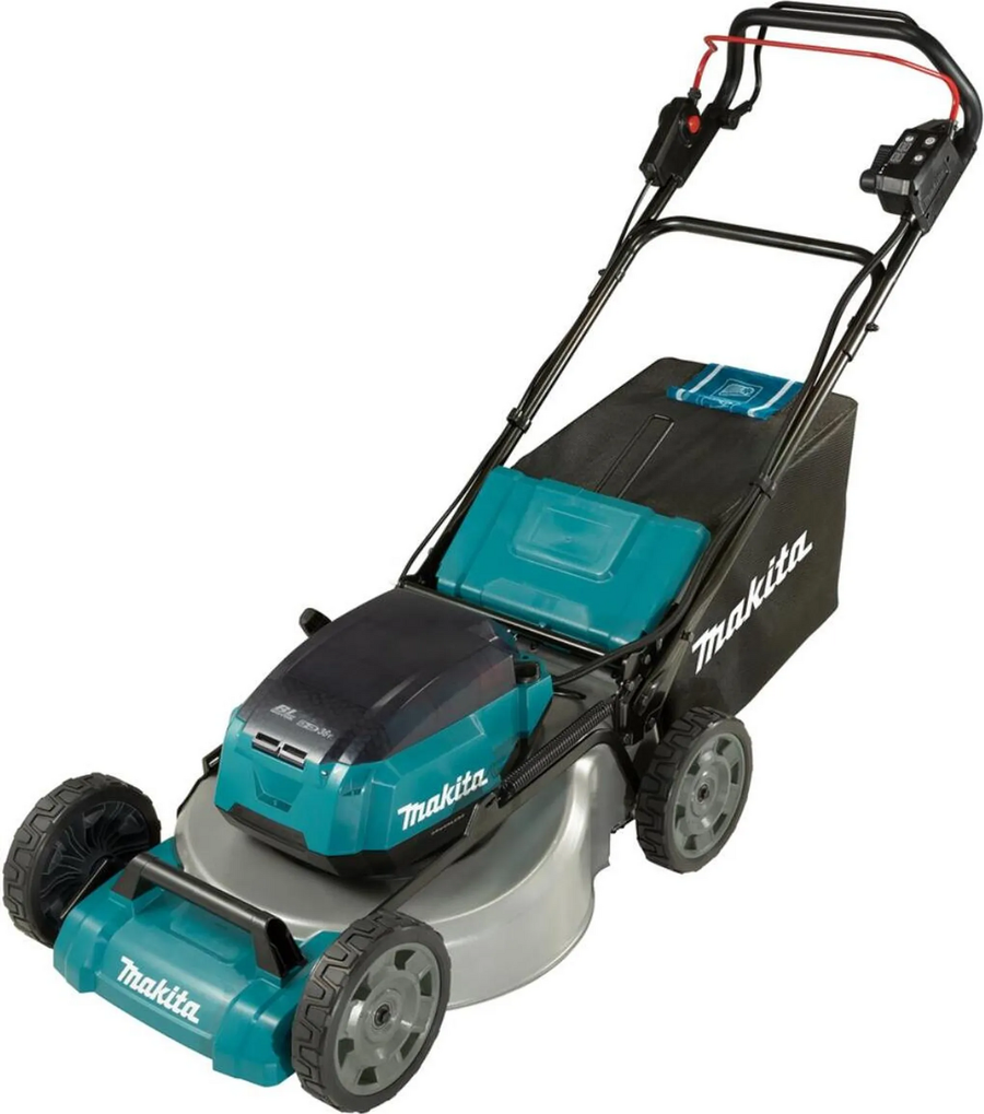 Makita Akku Rasenmäher Rasenmäher Mäher 2x18 V Groß Rasenfläche Ohne Akku Grün  B-Ware - 88381735124