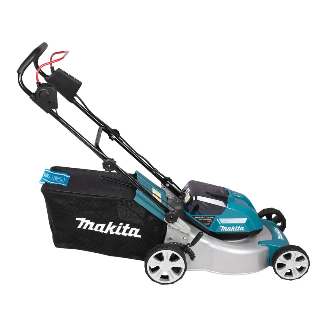 B-Ware Makita Rasenmäher Akku Mäher Grasfangkorb Sichelmesser Mulchkeil Ladegerät Akkus - 88381767088