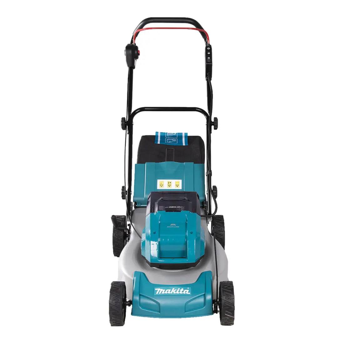 B-Ware Makita Rasenmäher Akku Mäher Grasfangkorb Sichelmesser Mulchkeil Ladegerät Akkus - 88381767088