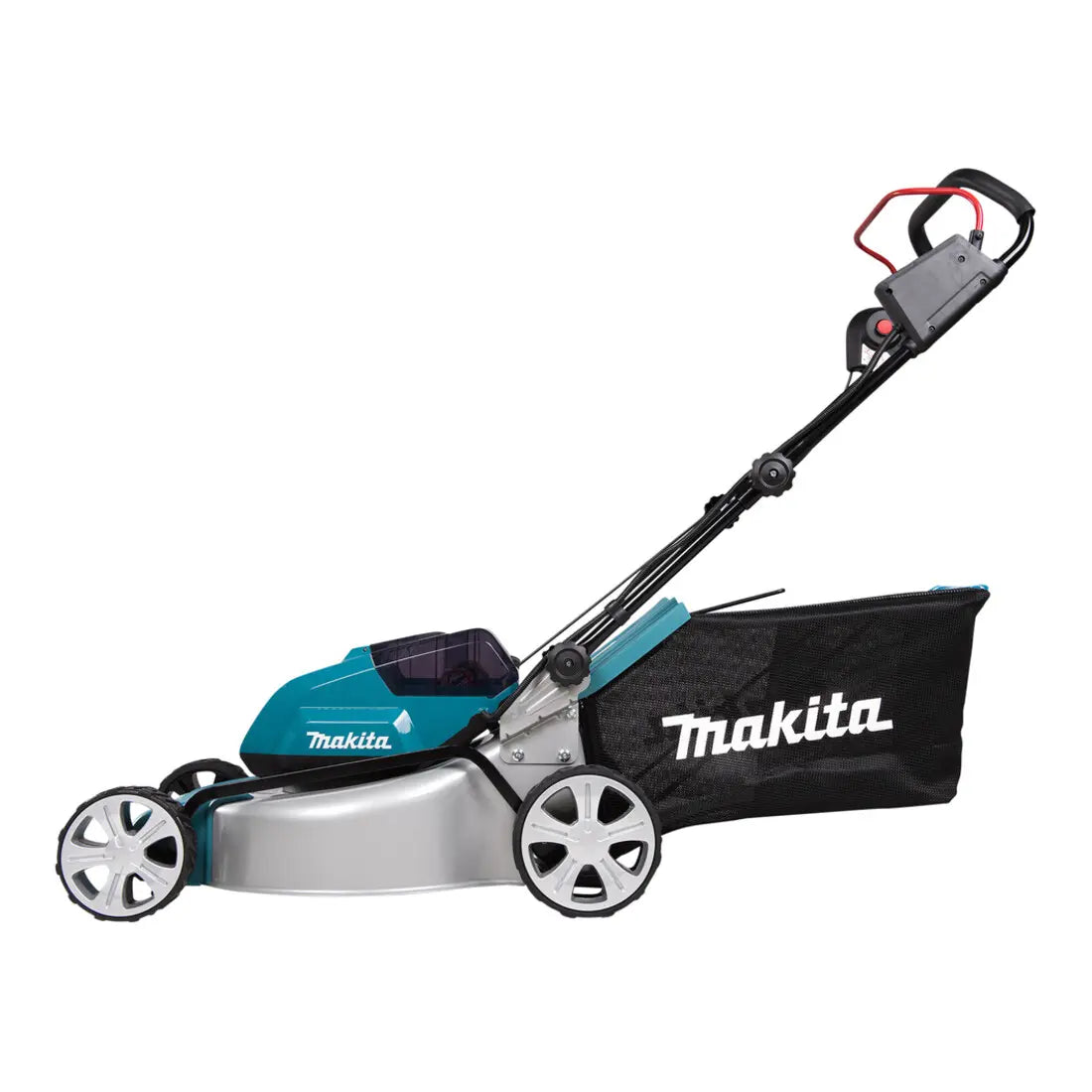 B-Ware Makita Rasenmäher Akku Mäher Grasfangkorb Sichelmesser Mulchkeil Ladegerät Akkus - 88381767088