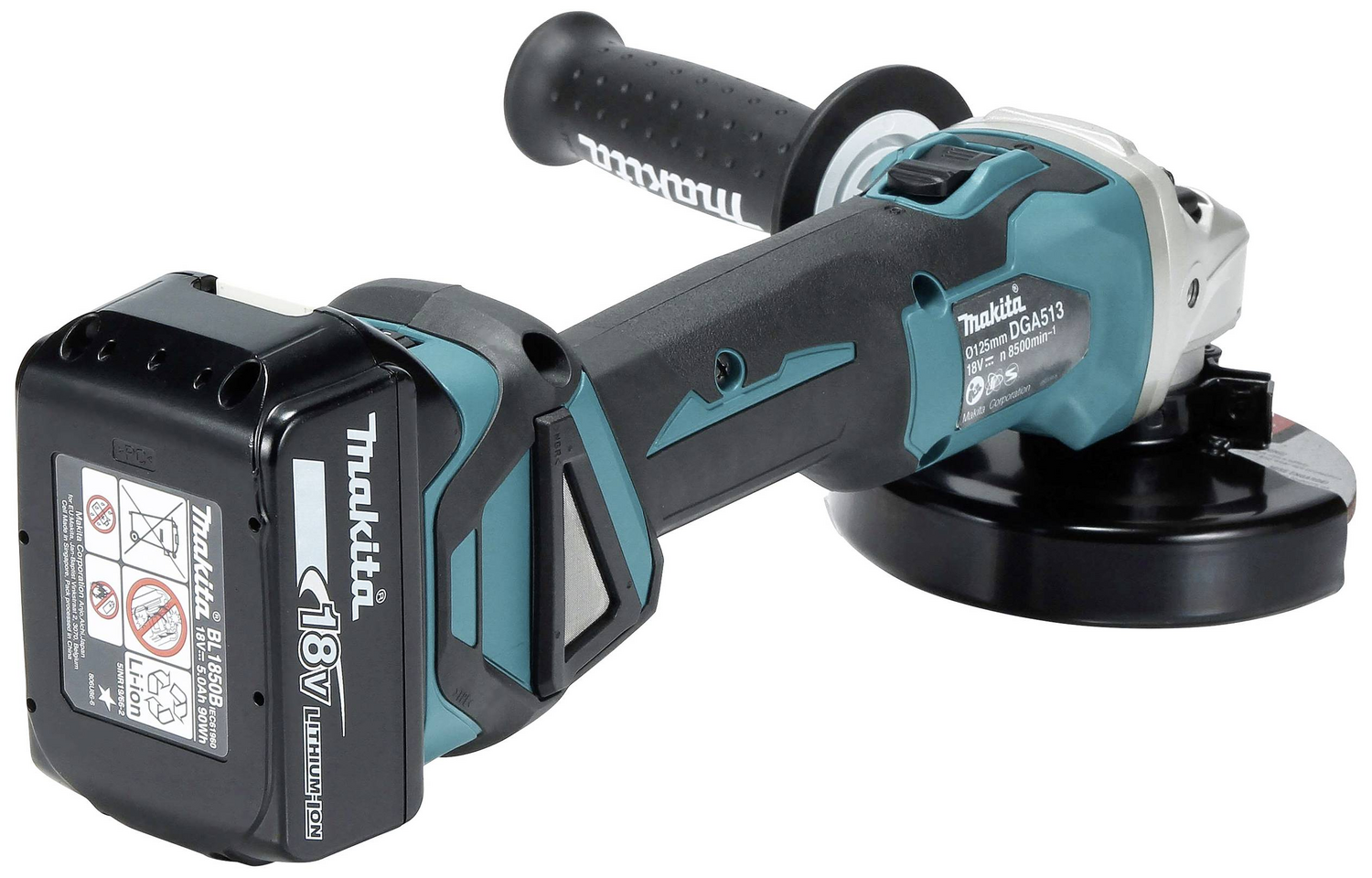 B-Ware Makita Akku Winkelschleifer Winkelschleifer Schleifgerät Dga513 Z Ohne Akku - 88381853590