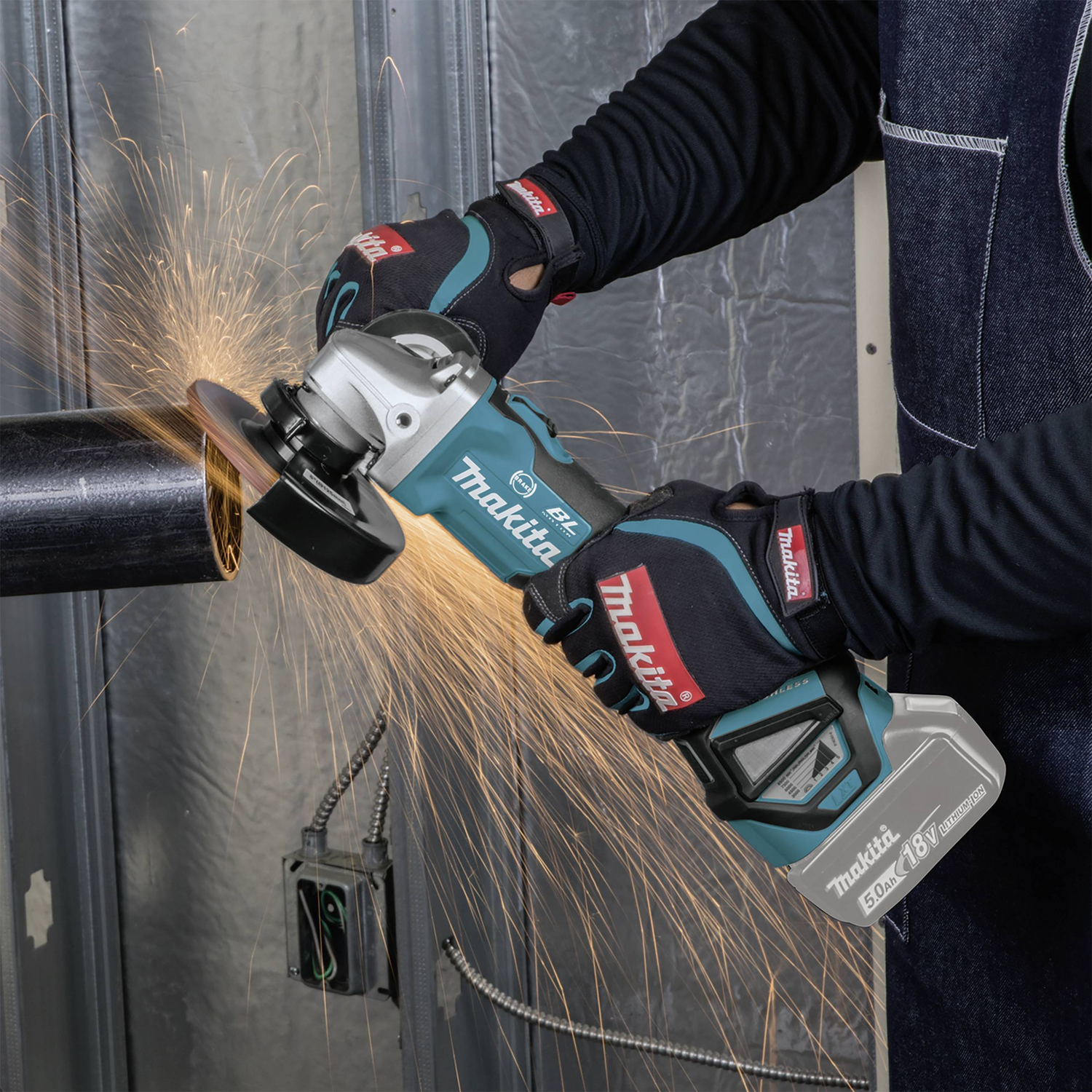 B-Ware Makita Akku Winkelschleifer Winkelschleifer Schleifgerät Dga513 Z Ohne Akku - 88381853590