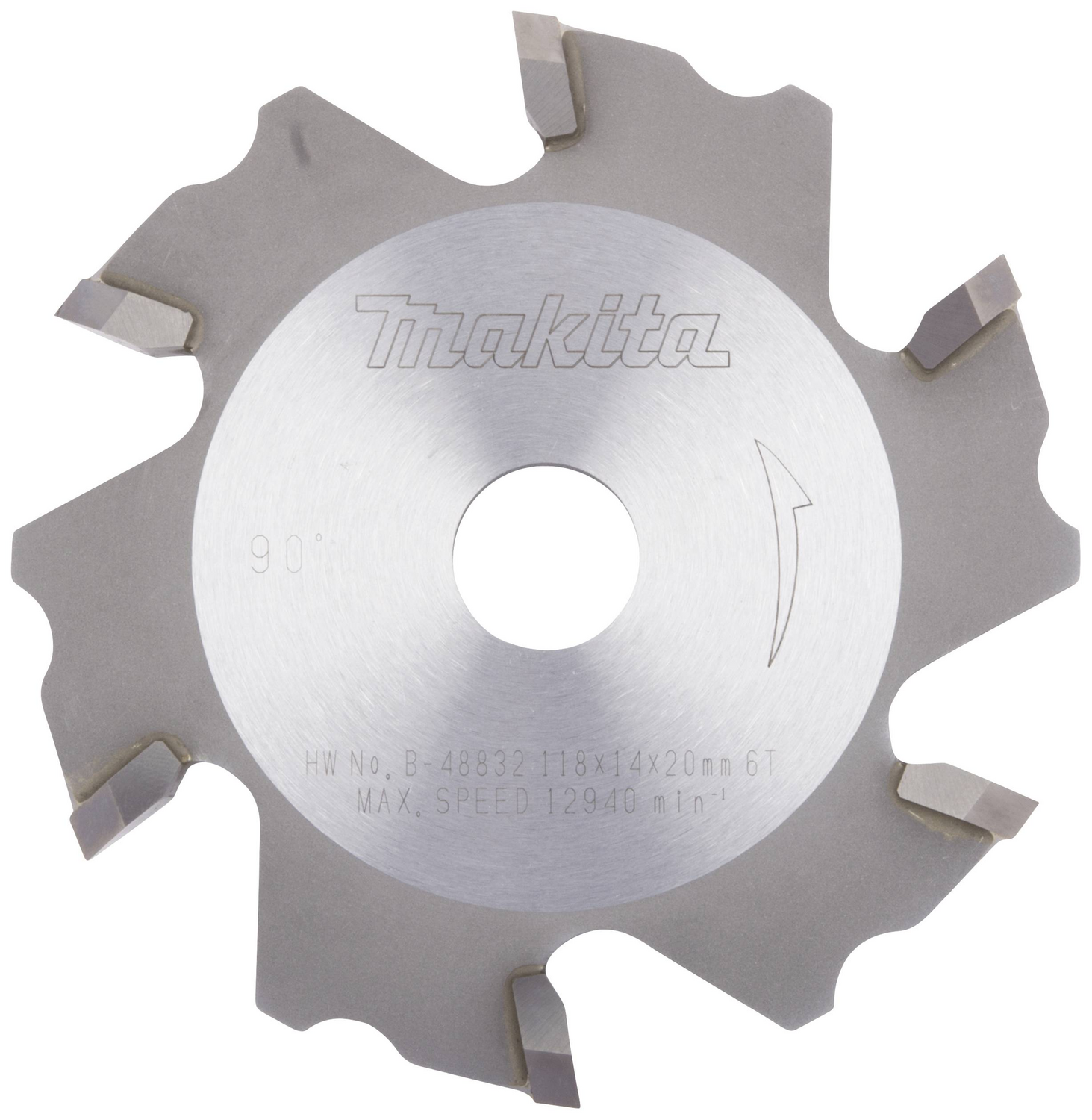 Makita B 48832 Nutfräser Fräswerkzeug Hartmetall Produktabmessung ø 118 Mm  B-Ware - 88381458733
