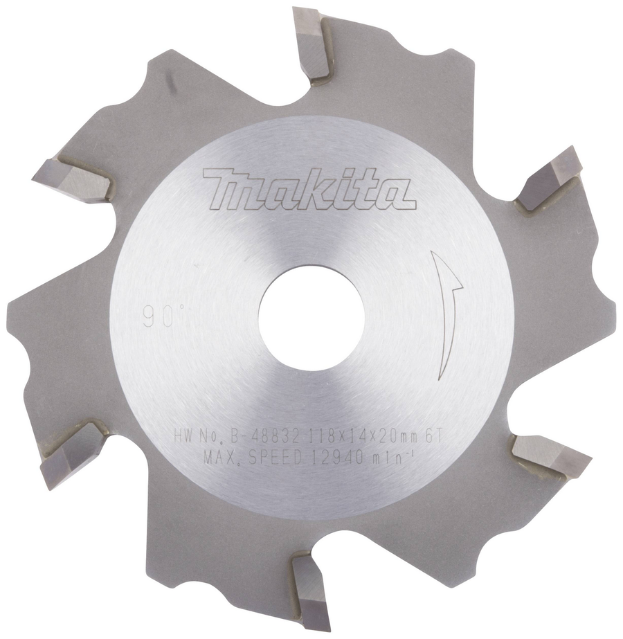 Makita B 48832 Nutfräser Fräswerkzeug Hartmetall Produktabmessung ø 118 Mm  B-Ware - 88381458733