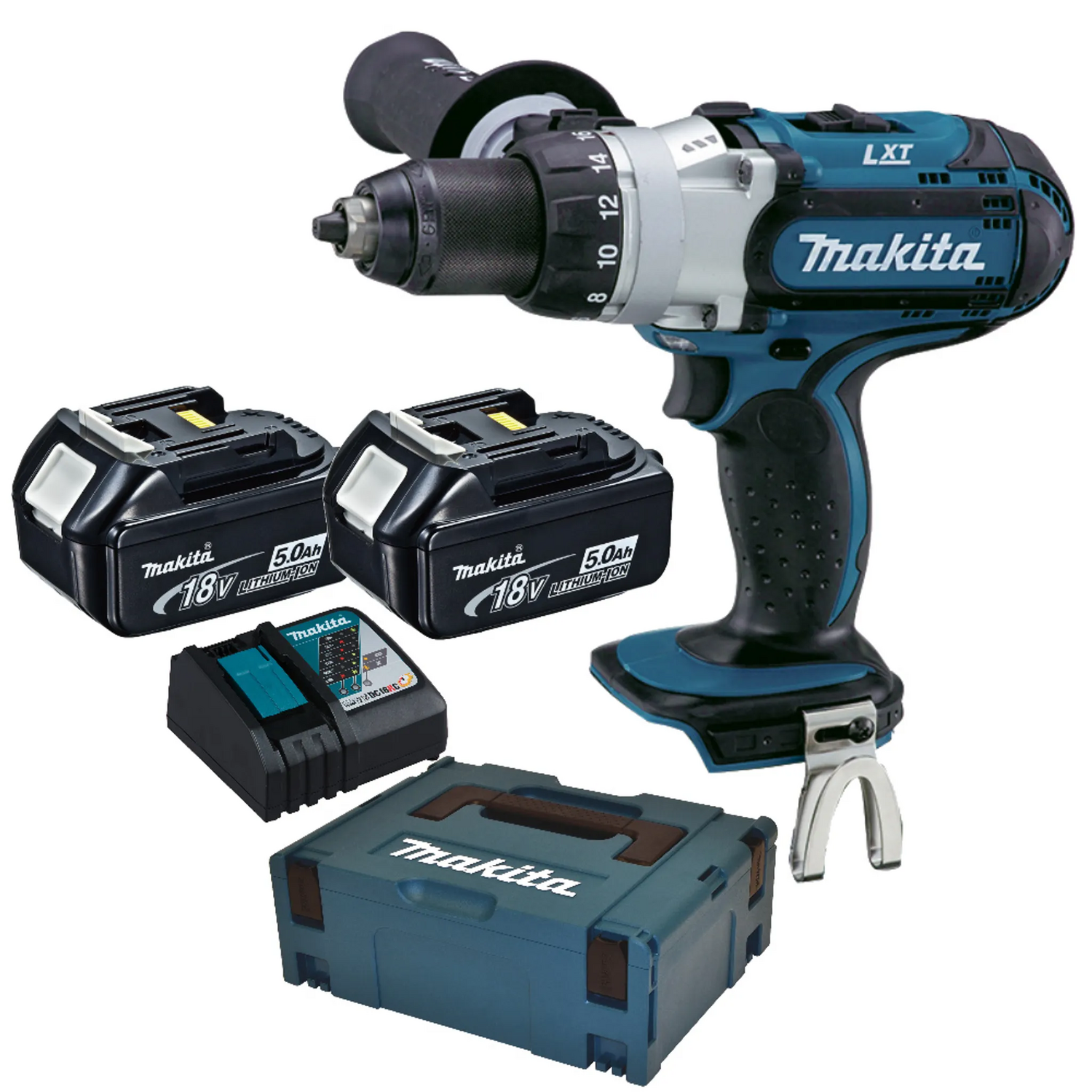 D-Ware Makita Ddf451 Rtj Akku Bohrschrauber Schrauber 18 V 5 Ah Li Ion 2 Defektware - 88381813662
