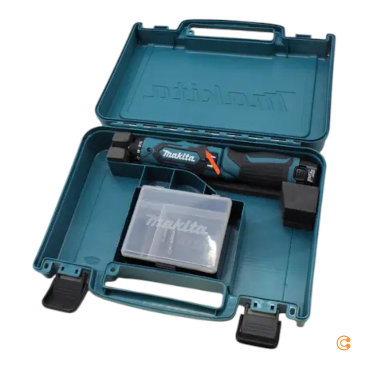 Makita Akku-Knickschrauber DF012DSE 7.2V 1.5Ah Li-Ion 2 Akkus Ladegerät Koffer - 0088381838009