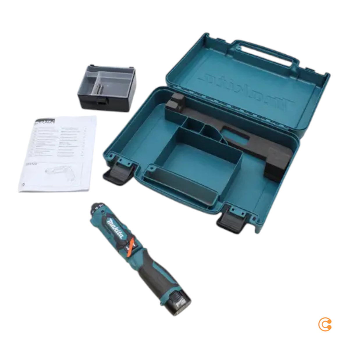 Makita Akku-Knickschrauber DF012DSE 7.2V 1.5Ah Li-Ion 2 Akkus Ladegerät Koffer - 0088381838009