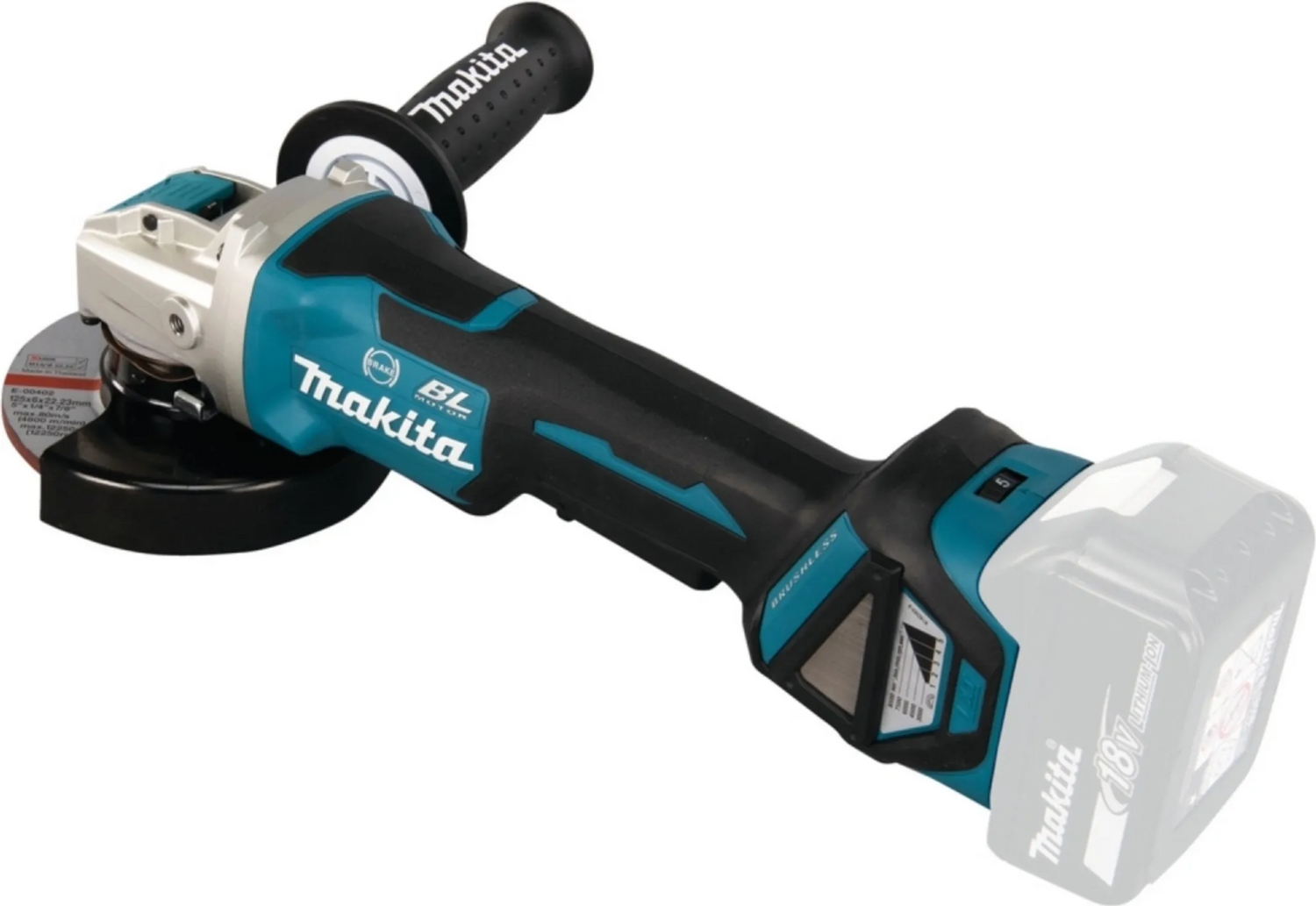 B-Ware Makita  Dga519 Z Akku Winkelschleifer Schleifgerät 125 Mm 18 V Werkzeug Ohne Akku