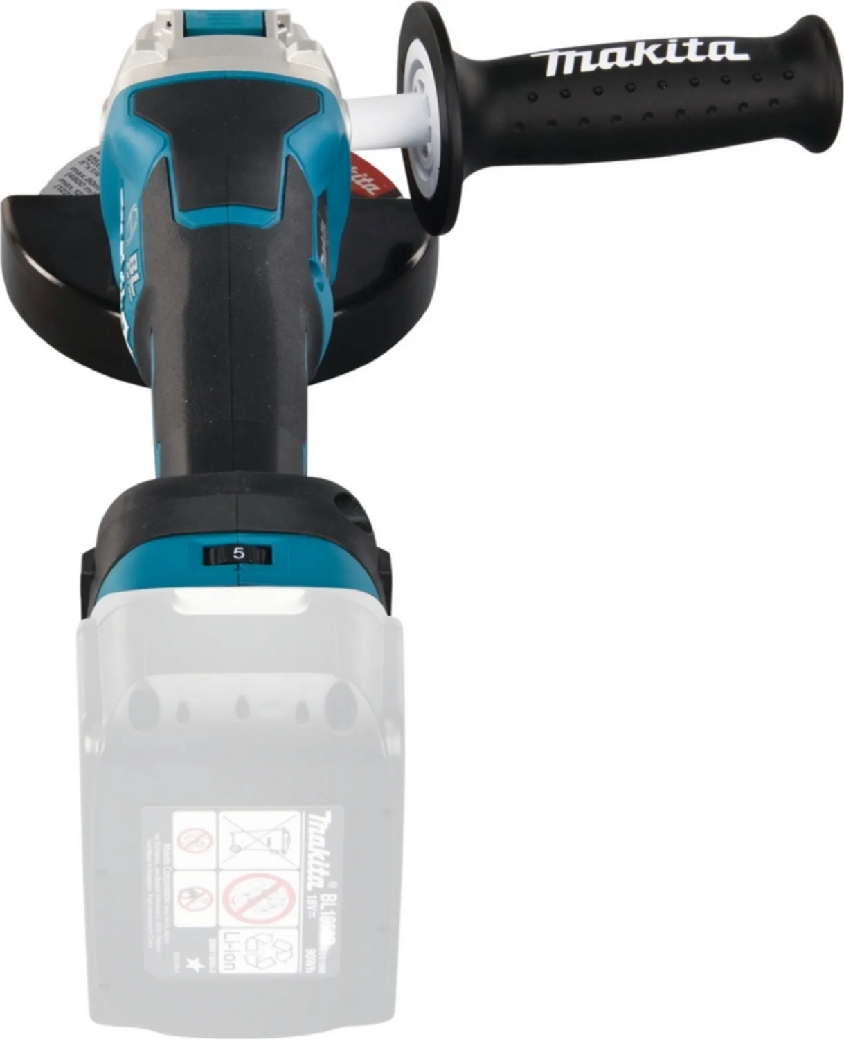 B-Ware Makita  Dga519 Z Akku Winkelschleifer Schleifgerät 125 Mm 18 V Werkzeug Ohne Akku