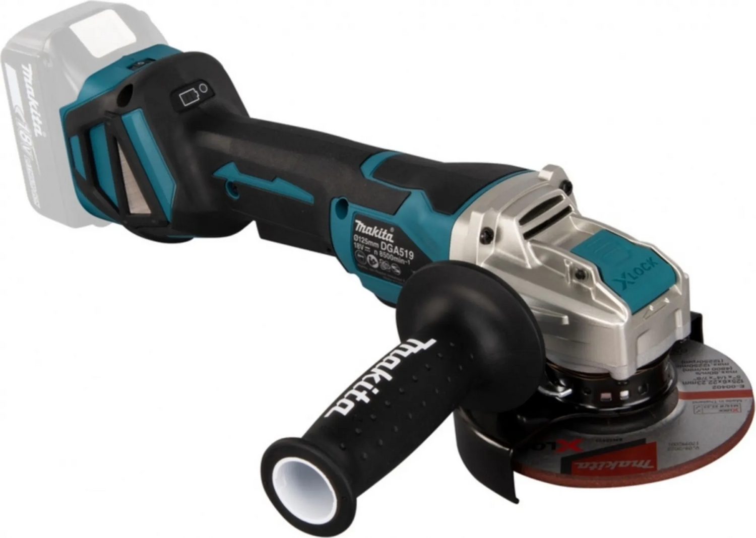 B-Ware Makita  Dga519 Z Akku Winkelschleifer Schleifgerät 125 Mm 18 V Werkzeug Ohne Akku