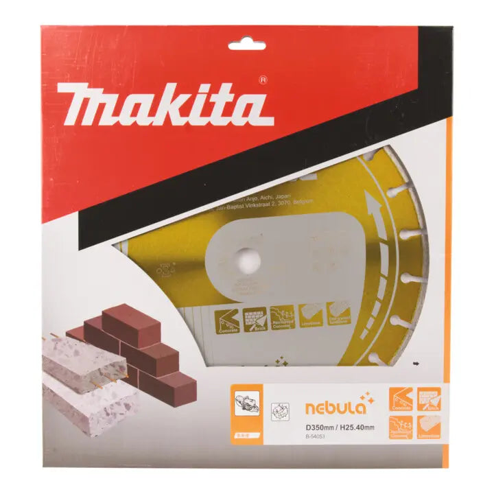 B-Ware Diamantscheibe Trennscheibe Makita Scheibe Nebula 350mm 25,4mm - 88381476553