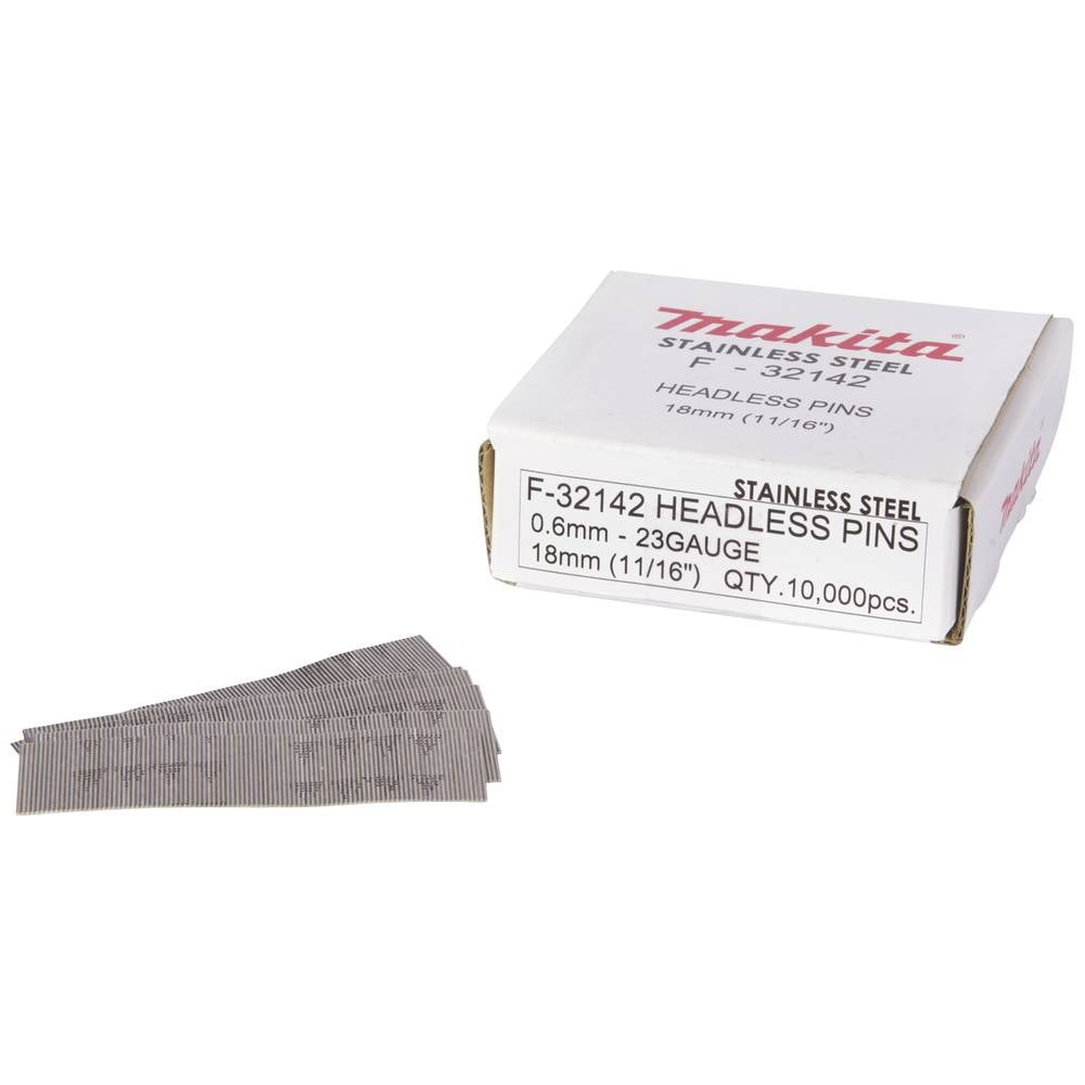 Makita F 32142 Stifte Nägel Stiftnagler 18mm 23 Ga 0.6mm Tacker Zubehör Tacker B-Ware