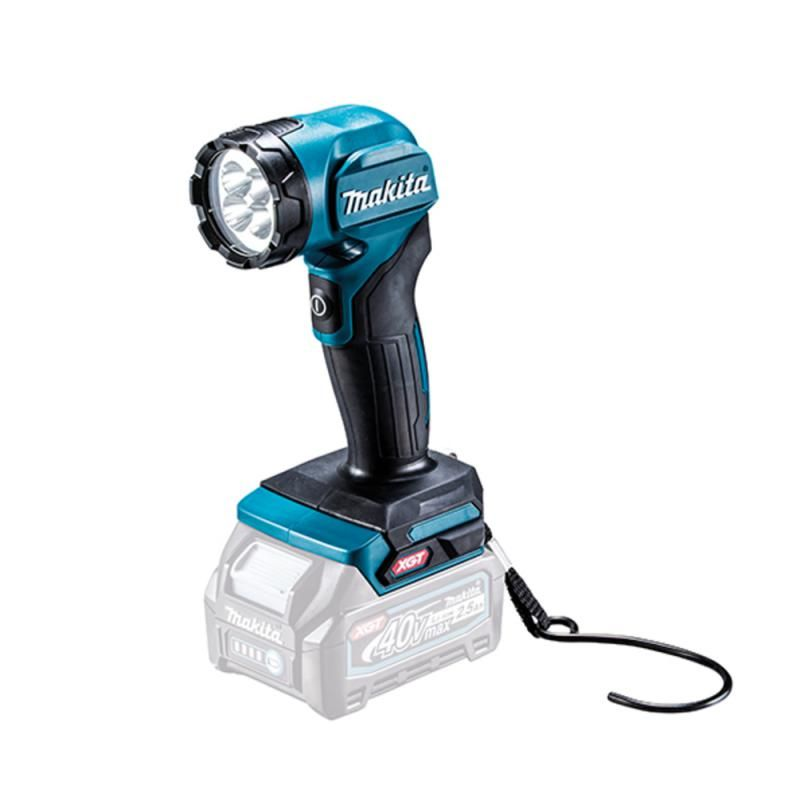 Lampe torche sans fil LED Makita ML001G XGT, batterie Li-Ion 40 V, 160 lumens (produit reconditionné).