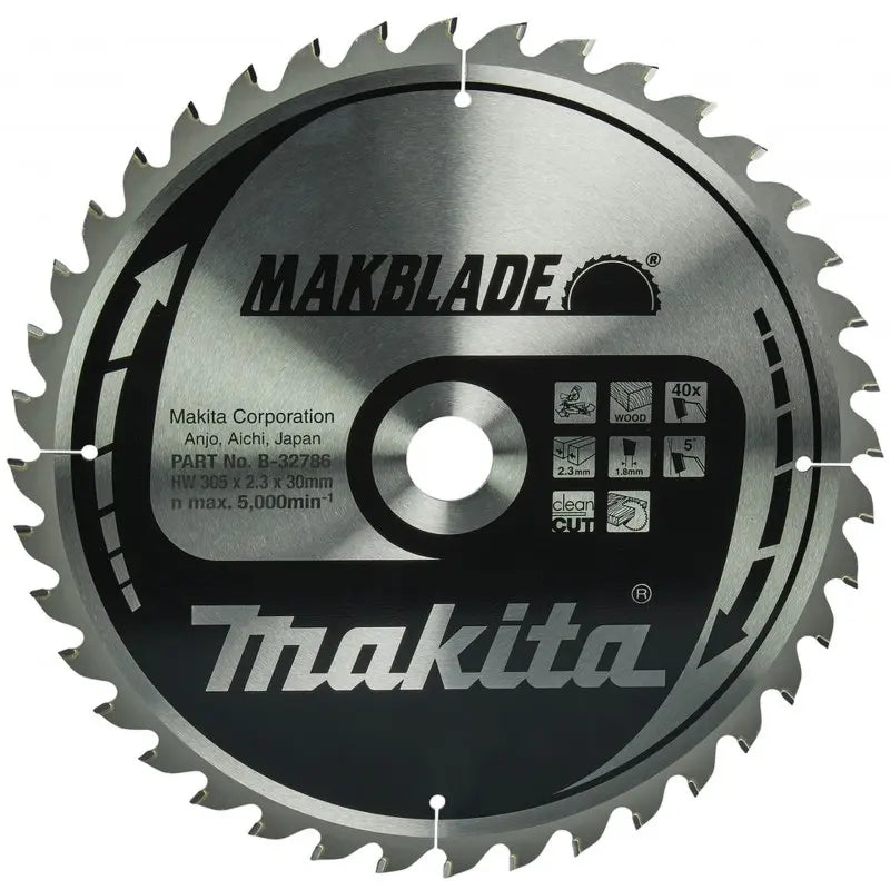 B-Ware Makita Sägeblatt Kreissägeblatt Holz 305x30x32 Z Makblade Für Kapp Gehrungssäge