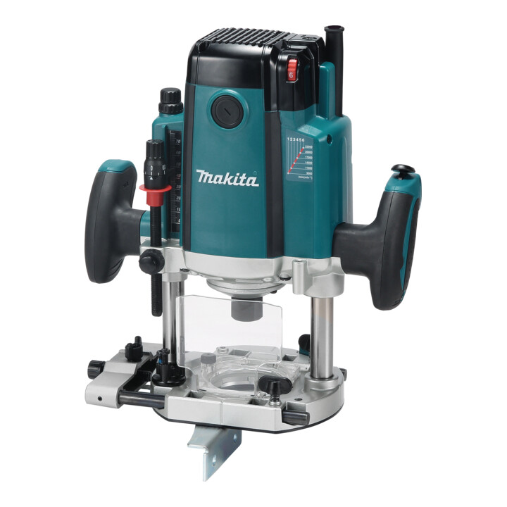 B-Ware Makita Oberfräse Fräse 2300 W Makpac Set Werkzeugaufnahme 12mm Blau - 88381782968