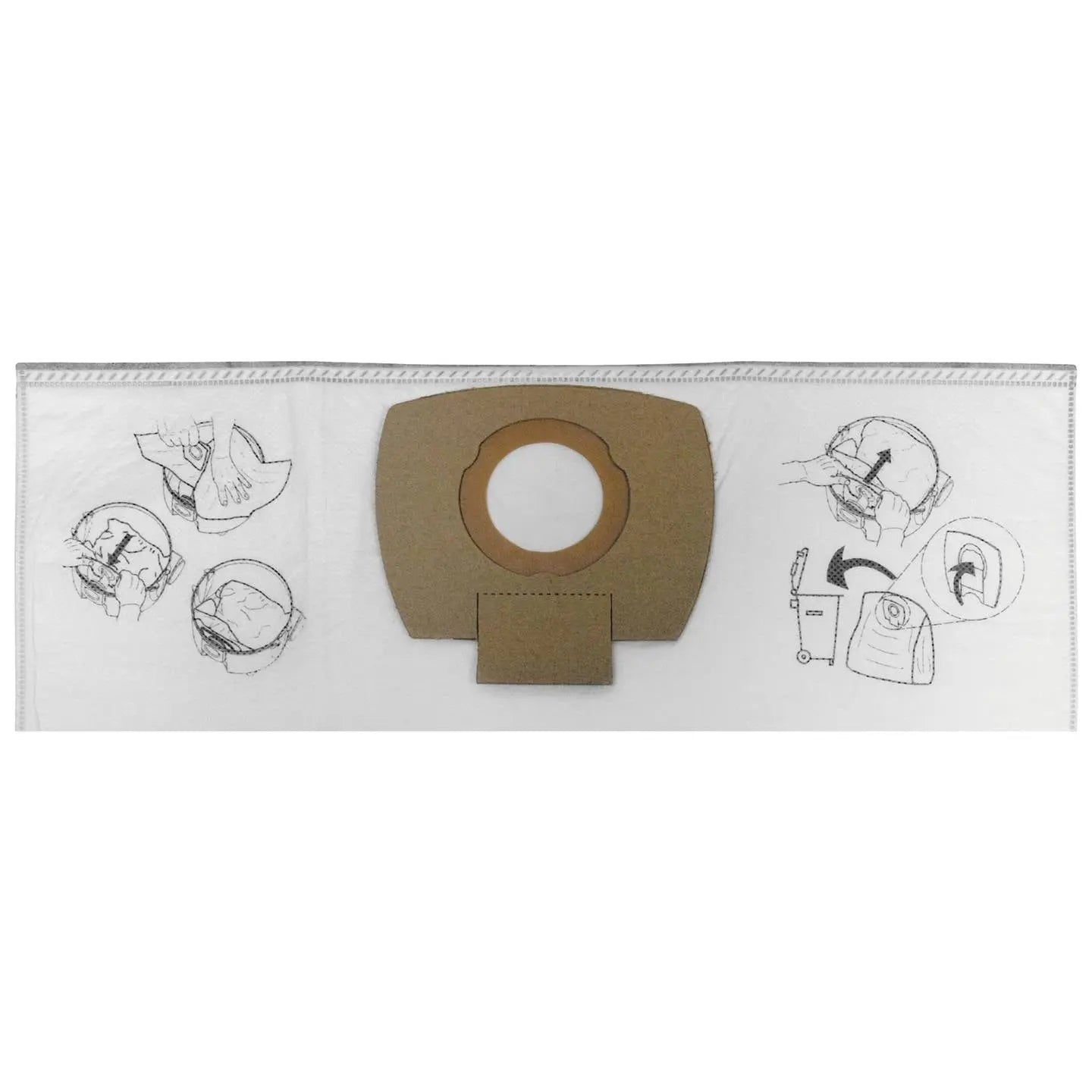 B-Ware Makita Filtersack Staubsack Staubbeutel Vlies Trockenbetrieb 10 Liter 5 Stück - 88381703550