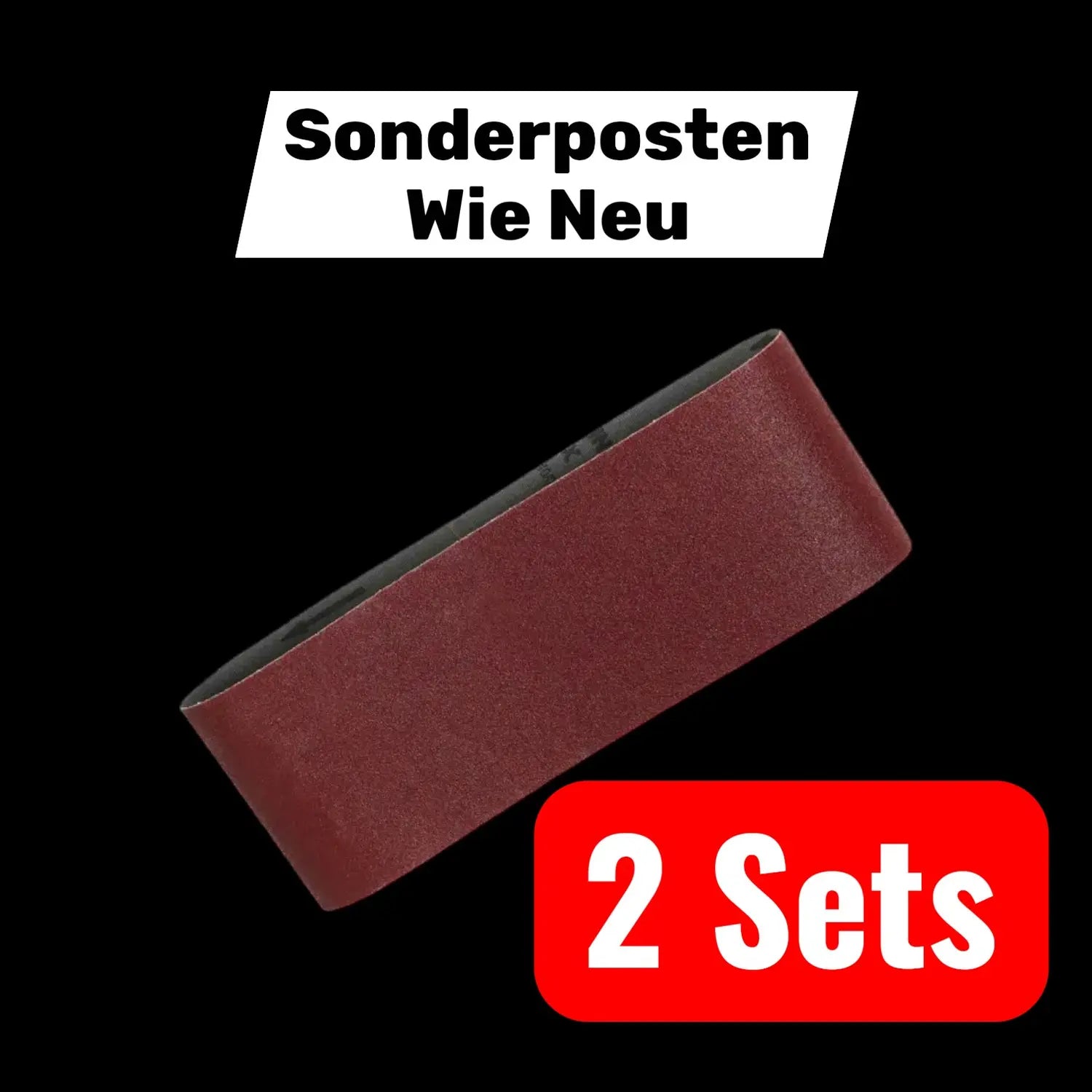 B-Ware Makita Schleifband Band 100x610mm K150 Holz Metall Rot 9403 9404 P 36930 2 Sets - 88381972642