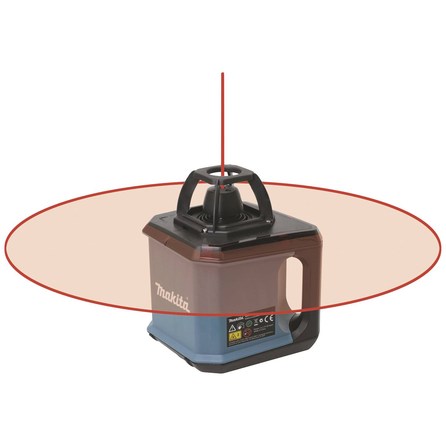 B-Ware Makita Rotationslaser Nivelliergerät Skr200 Z Laserempfänger Reichweite 200m - 88381634953