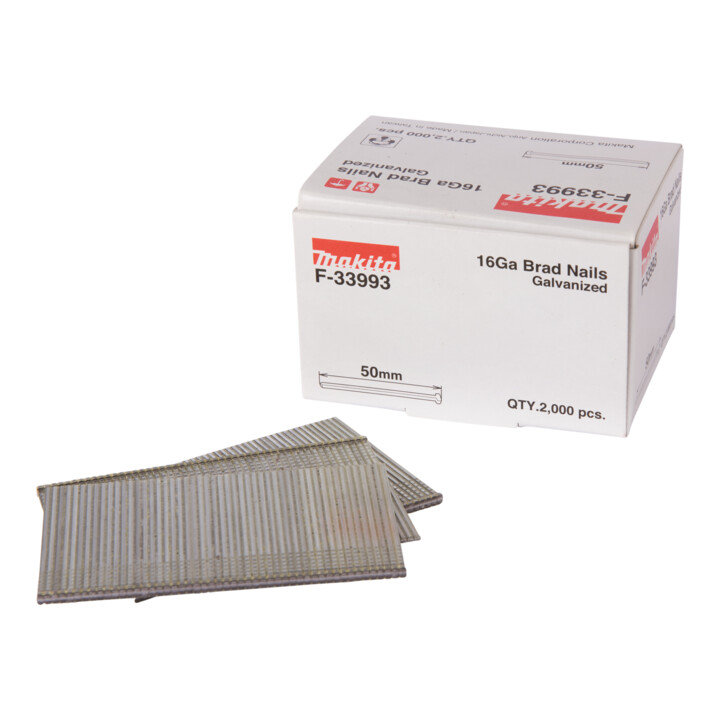 B-Ware Makita Stauchkopfnagel Nagel 50mm Silber Stahl 2000 Stück Kopfnagel Werkzeug