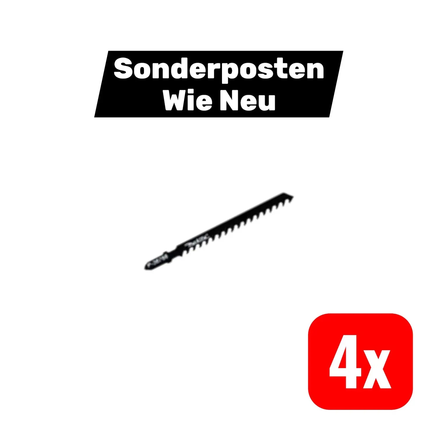 B-Ware Makita Stichsaegeblatt Saegeblatt Hm6 Z Stichsaegeblatt 130mm 4 Stück - 88381966672