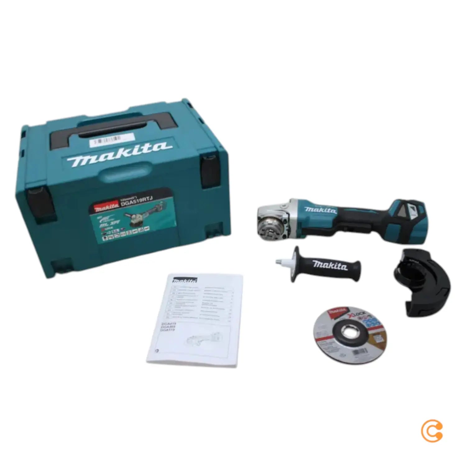 B-Ware Makita Akku Winkelschleifer Dga519 Rtj Trennschleifer Schleifmaschine Flex 18 V