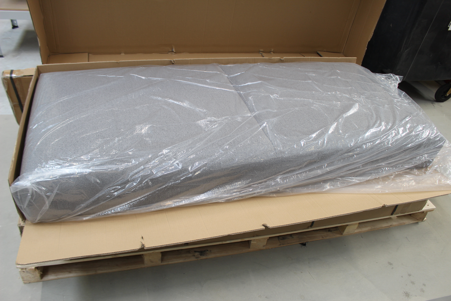 B-Ware Innovation Living Sitzfläche Kissenbezüge Malloy Schlafsofa Aschgrau Stoff  - 5700111063080