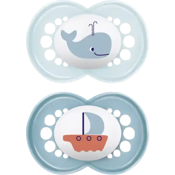 B-Ware Mam Beruhigungssauger Schnuller Original Silikon 16+ Monate Latex Baby 4 Stück - 4042894715659