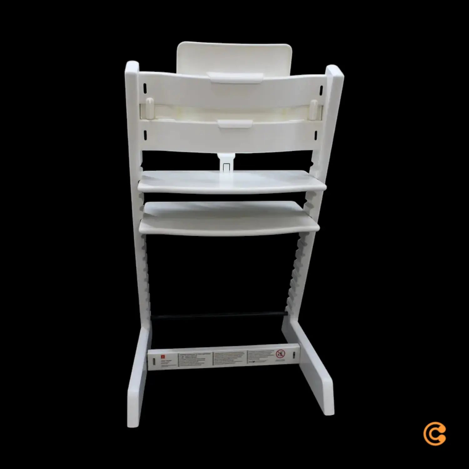 B-Ware Stokke Hochstuhl Set Tripp Trapp Kinderstuhl Weiß Baby Set Tablett Komplettset - 2000587971401