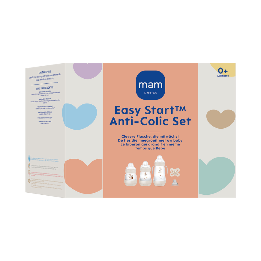 MAM Easy Start Anti-Colic Set Babyflaschen Säuglingsflaschen Uni Neugeborene - 4042894717738
