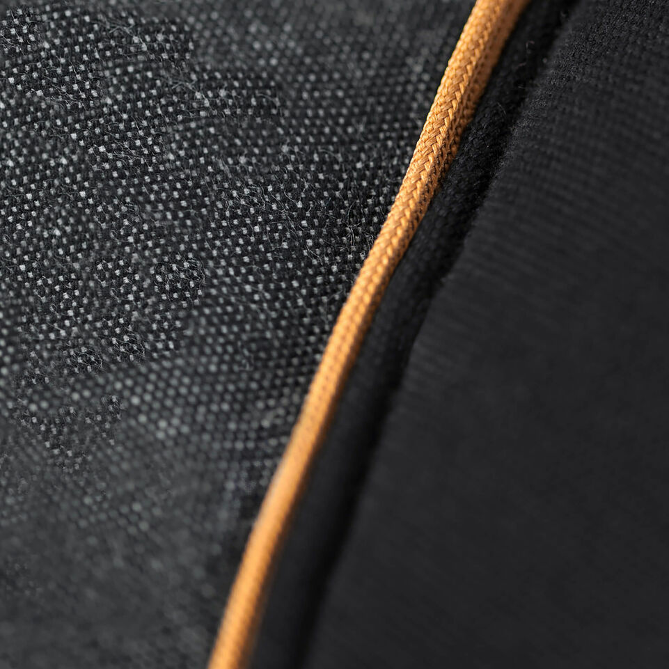 Manduca Xt Cotton Kindertrage Babytrage Bauchtrage Hüfttrage Denimblack Toffee  B-Ware - 4250371704991