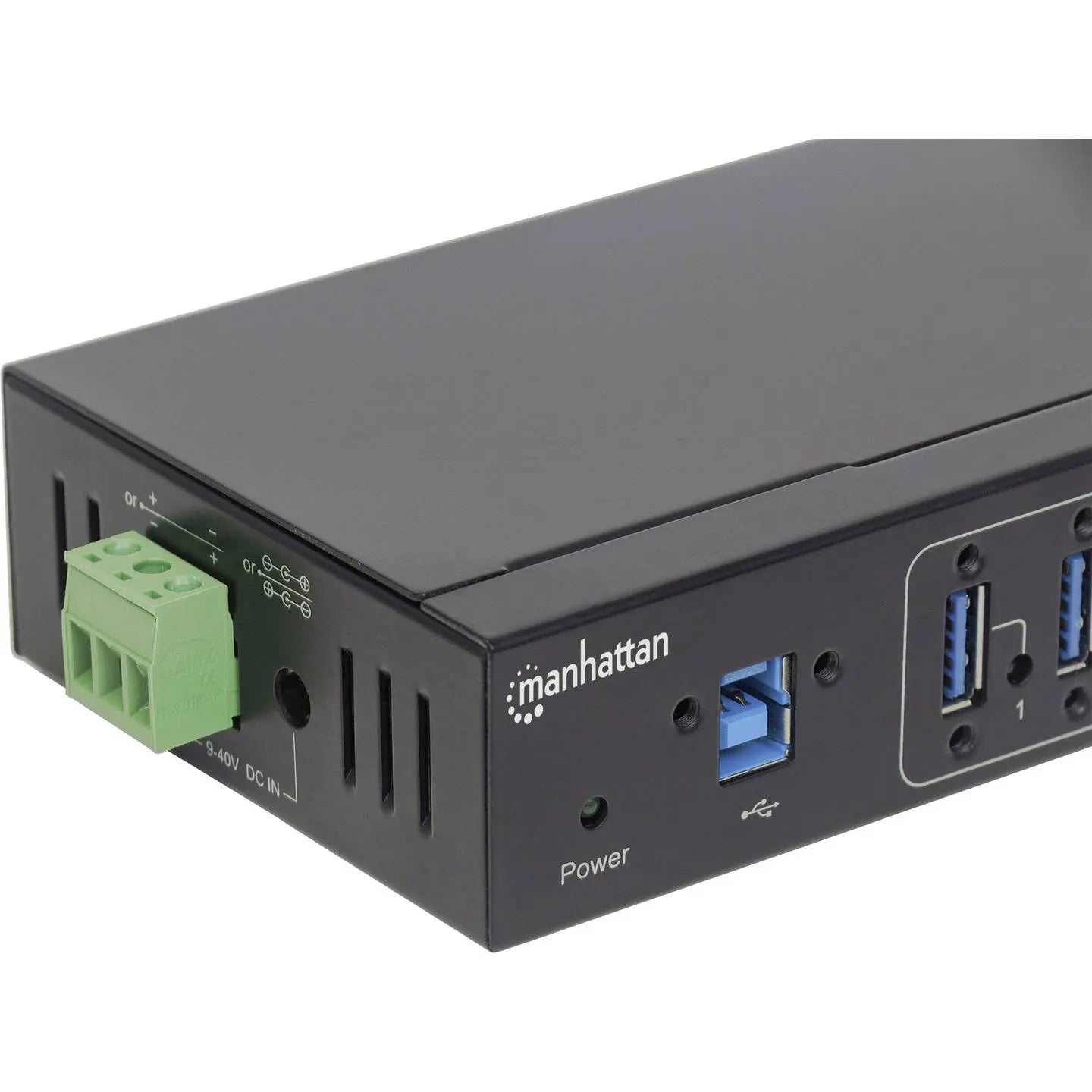 B-Ware Manhattan Mh 7 Port Usb3.0 Hub Verteiler Industrieanwendung Mehrfachanschluss  - 766623164405