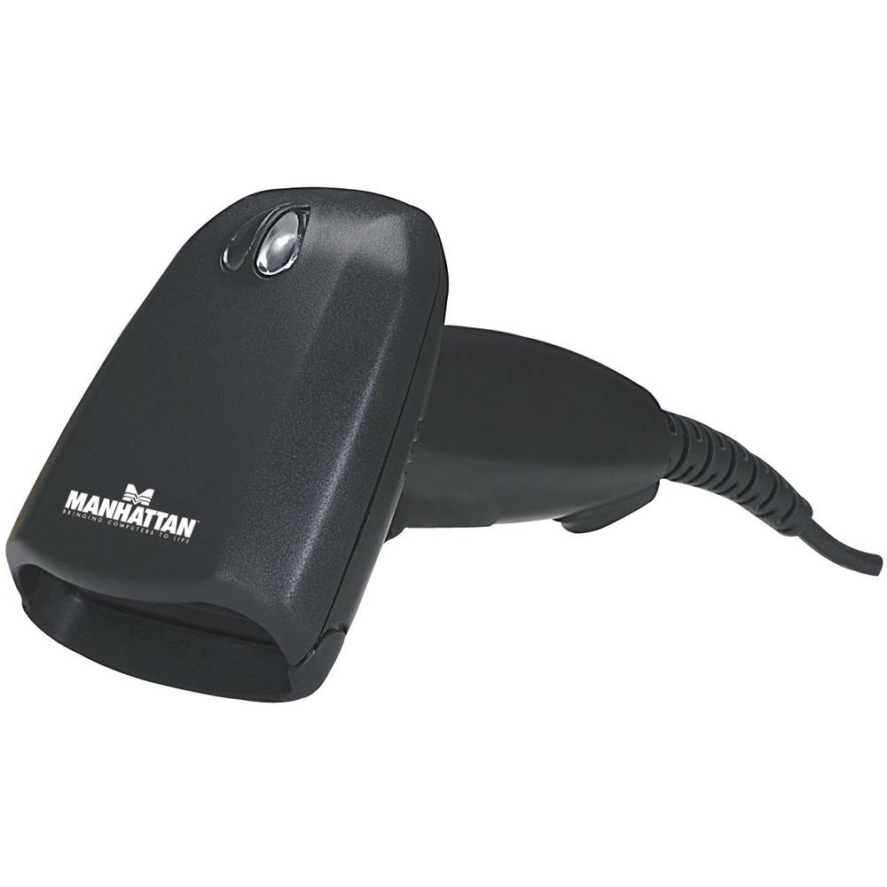 B-Ware Manhattan 177672 Usb Kit Barcode Scanner Handscanner Scanner 1 D Ccd Usb Schwarz - 766623177672