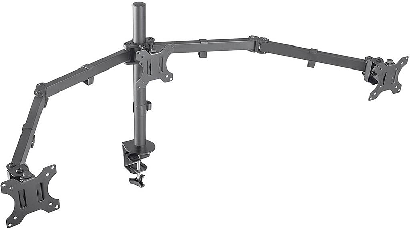 B-Ware Manhattan 3fach Monitor Tischhalterung 33,0 Cm (13")   68,6 Cm (27") Neigbar - 766623461658