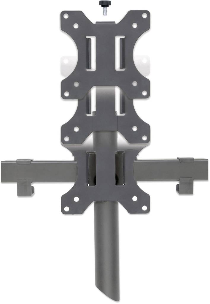 Manhattan 3fach Monitor-Tischhalterung 33,0 cm (13") - 68,6 cm (27") Neigbar - 0766623461658