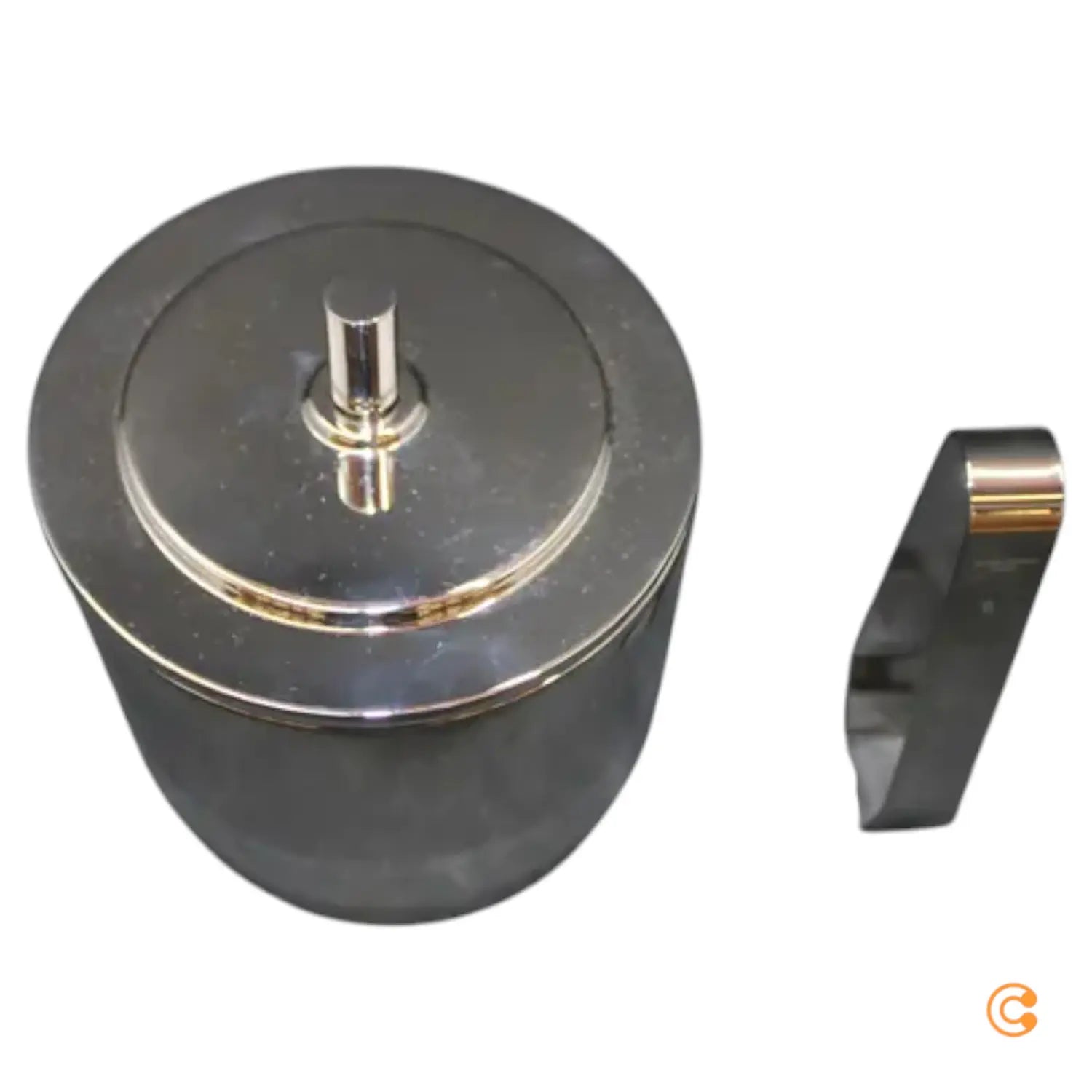 C-Ware Georg Jensen Manhattan Eimer Eiswürfelbehälter Eiseimer Zange Siehe Text/Foto - 5705145253247