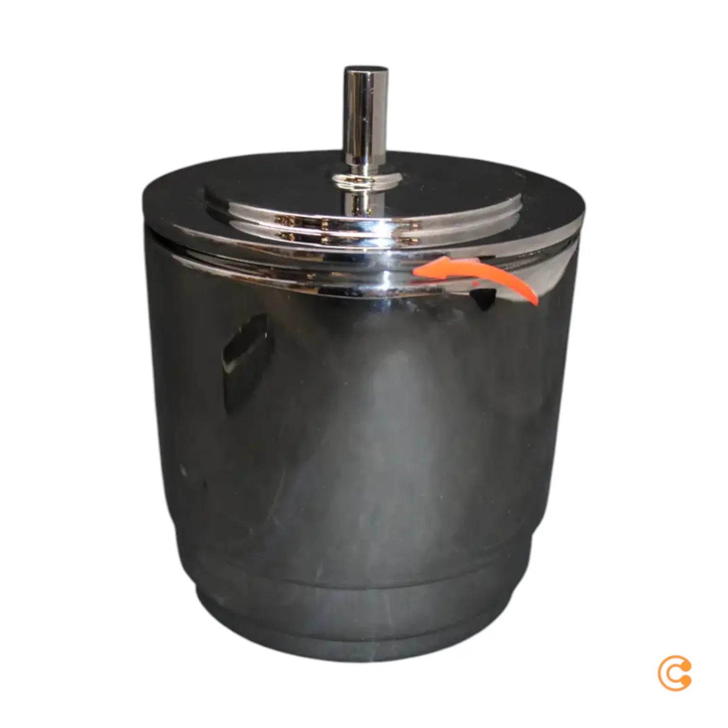 C-Ware Georg Jensen Manhattan Eimer Eiswürfelbehälter Eiseimer Zange Siehe Text/Foto - 5705145253247