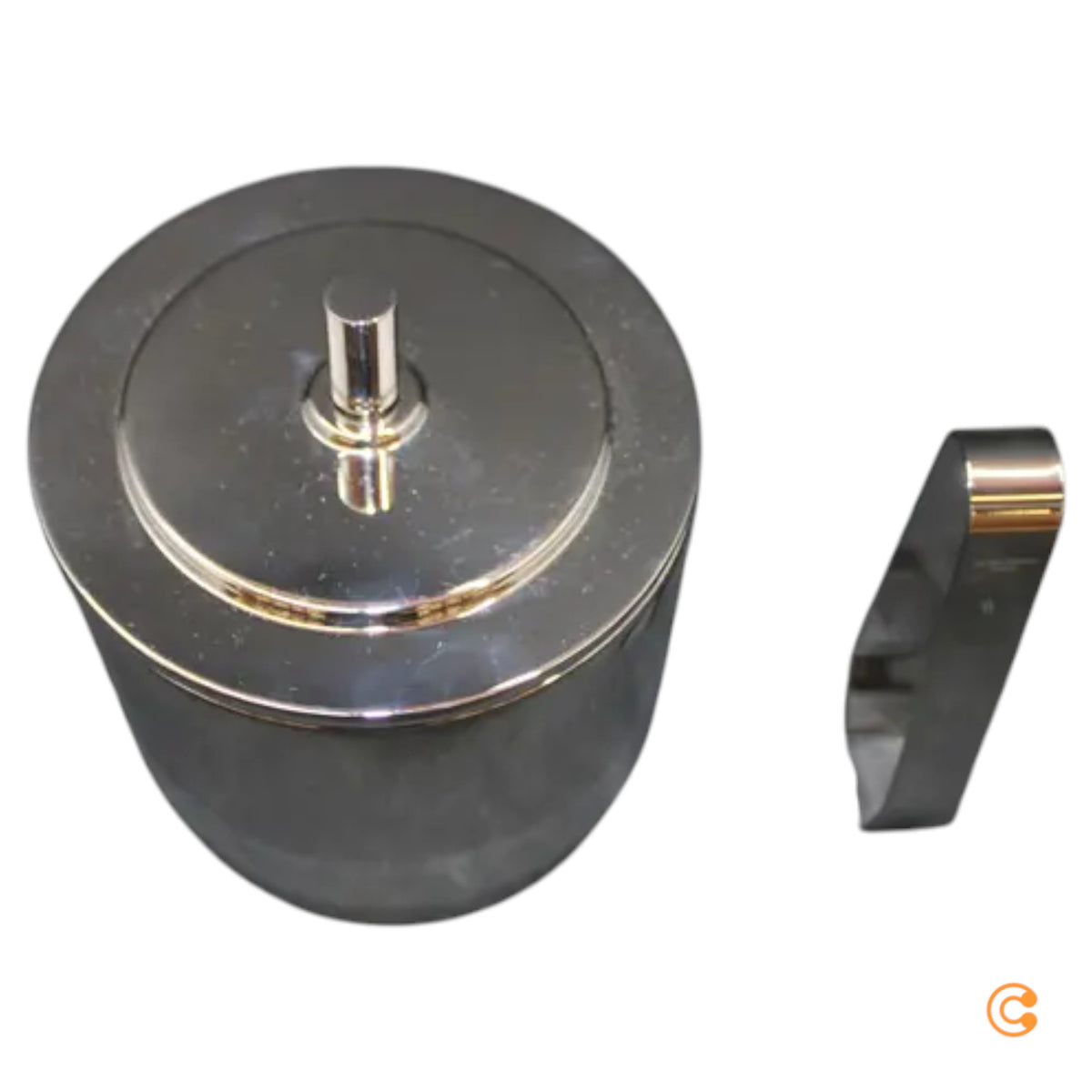Georg Jensen Manhattan Eimer Eiswürfelbehälter Eiseimer Zange SIEHE TEXT/FOTO - 5705145253247