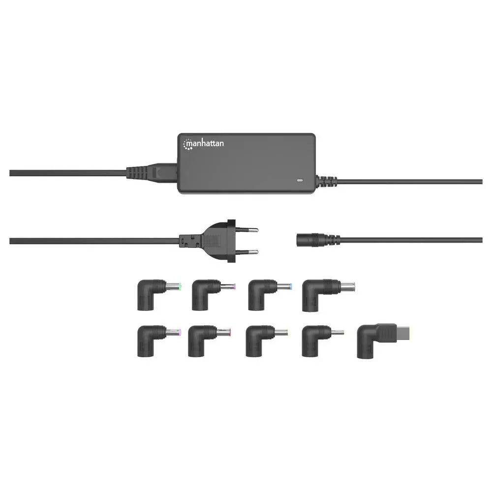 B-Ware Manhattan Notebook Netzteil Laptop Netzteil Universal Schwarz 9 Adapter 65 W Ac - 766623180962
