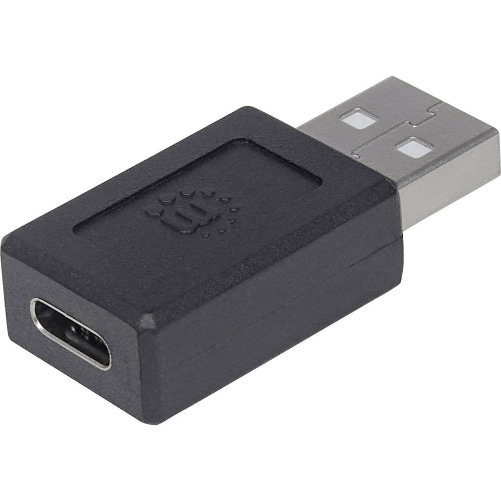 Manhattan USB 2.0 Adapter USB 2.0 Stecker A USB-C Buchse beidseitig 36 STÜCK - 0766623354653
