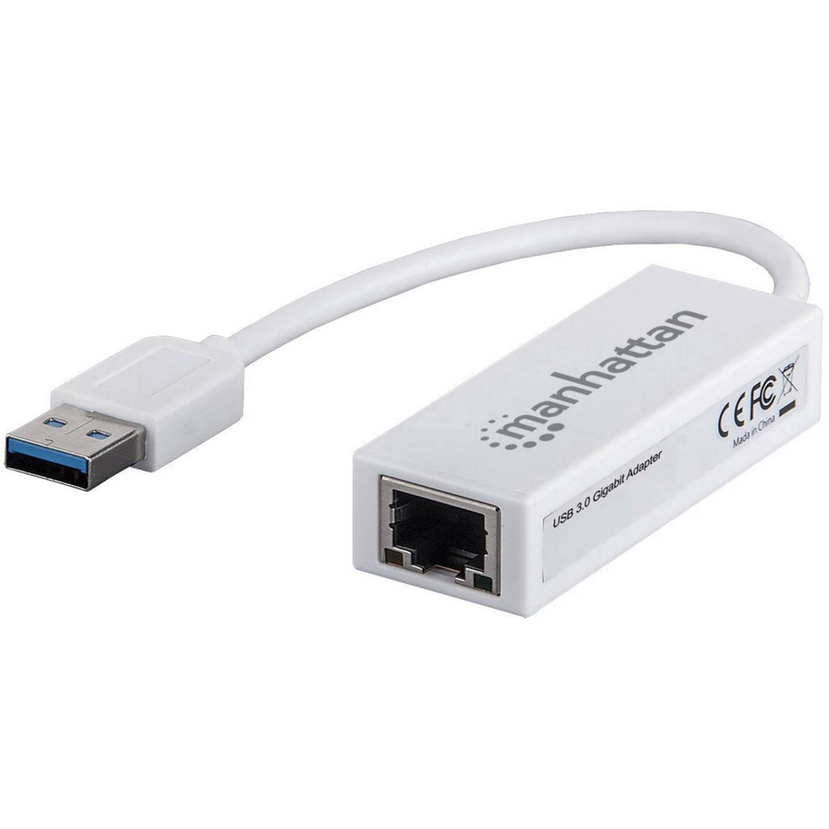 Manhattan - Netzwerkadapter 1 Gbit/s Gigabit Ethernet Adapter USB 3.0 - 0766623506847